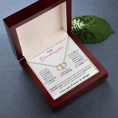 To My Granddaughter Necklace & Message Card