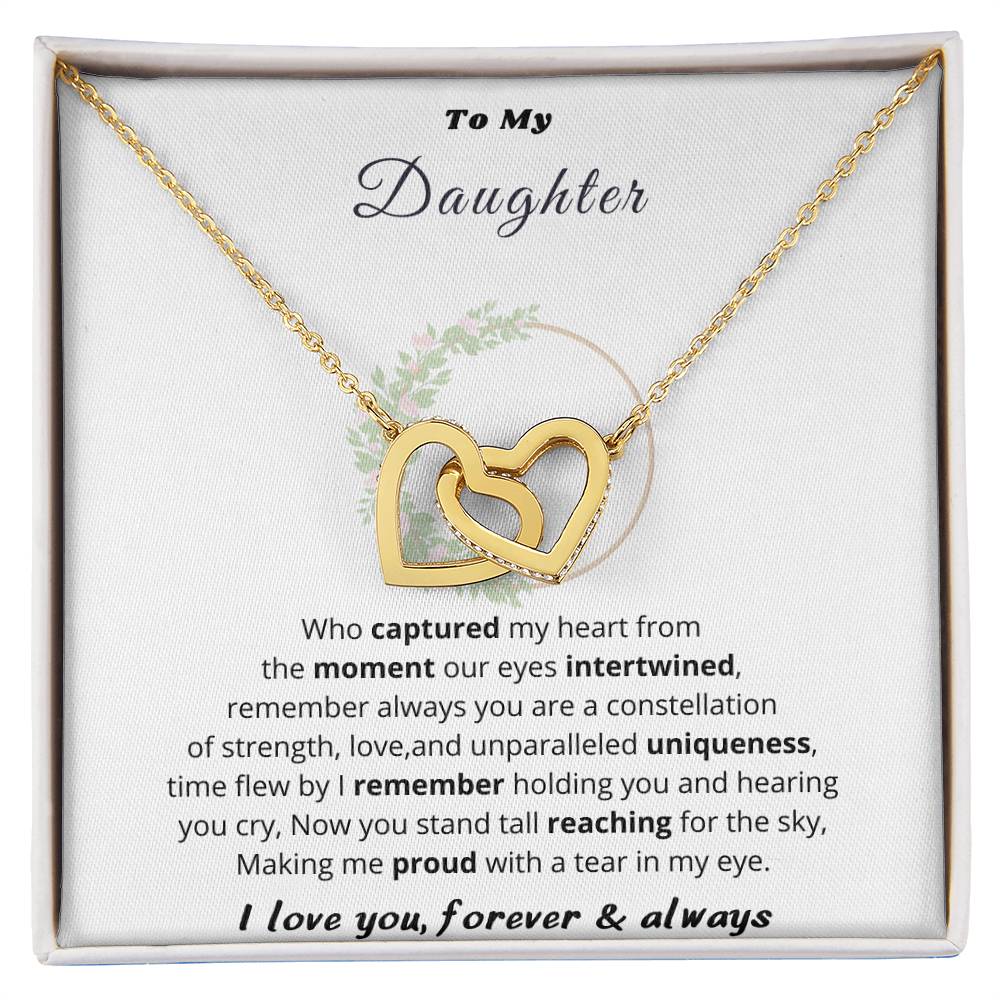 Hearts Necklace Gift for Daughter from Mom - Timeless Love Jewelry