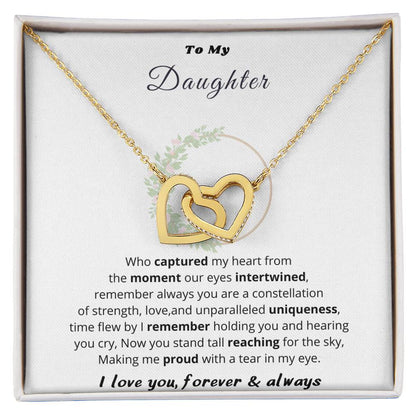 Hearts Necklace Gift for Daughter from Mom - Timeless Love Jewelry