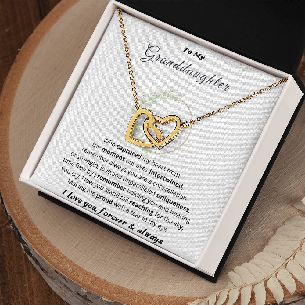 Hearts Necklace Gift from Mom to Granddaughter - Forever Bond Jewelry