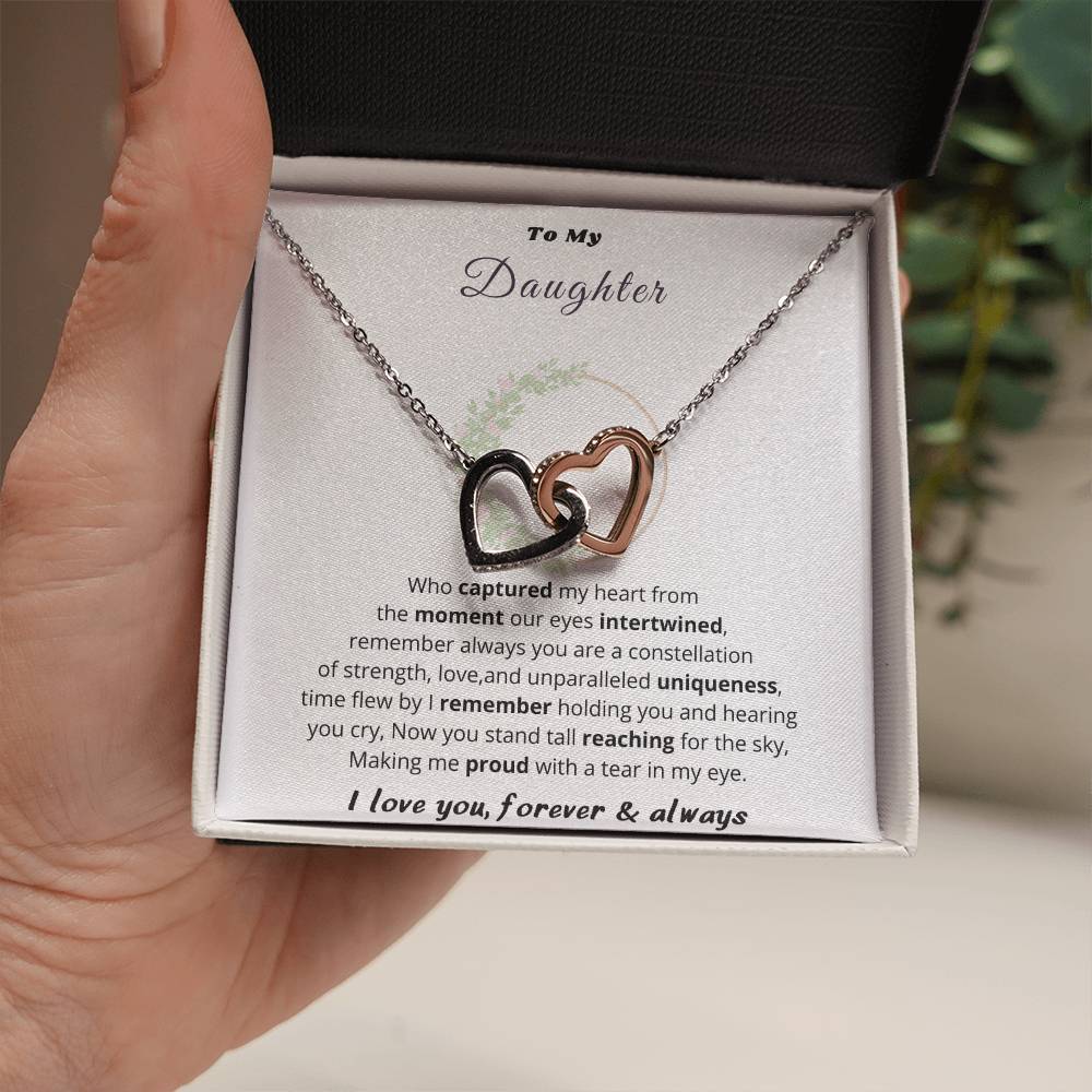 Hearts Necklace Gift for Daughter from Mom - Timeless Love Jewelry