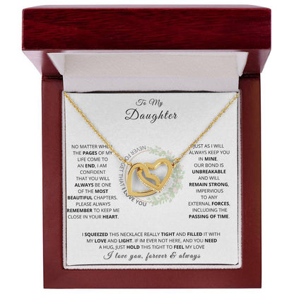 Hearts Necklace Gift from Mom to Daughter - Sentimental Keepsake Jewelry