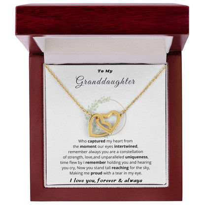 Hearts Necklace Gift from Mom to Granddaughter - Forever Bond Jewelry