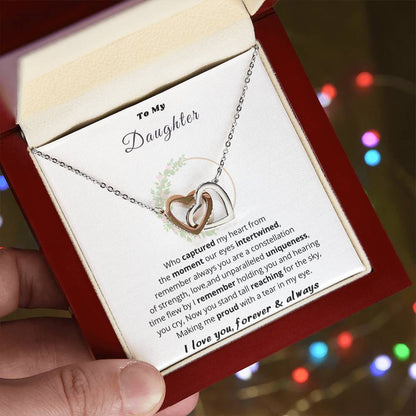 Hearts Necklace Gift for Daughter from Mom - Timeless Love Jewelry